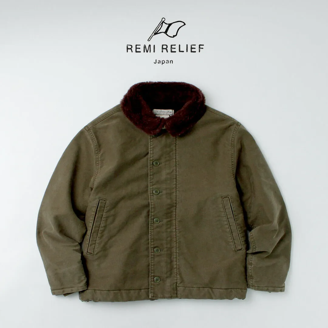 REMI RELIEF / Deck Jacket (Wool Boa)