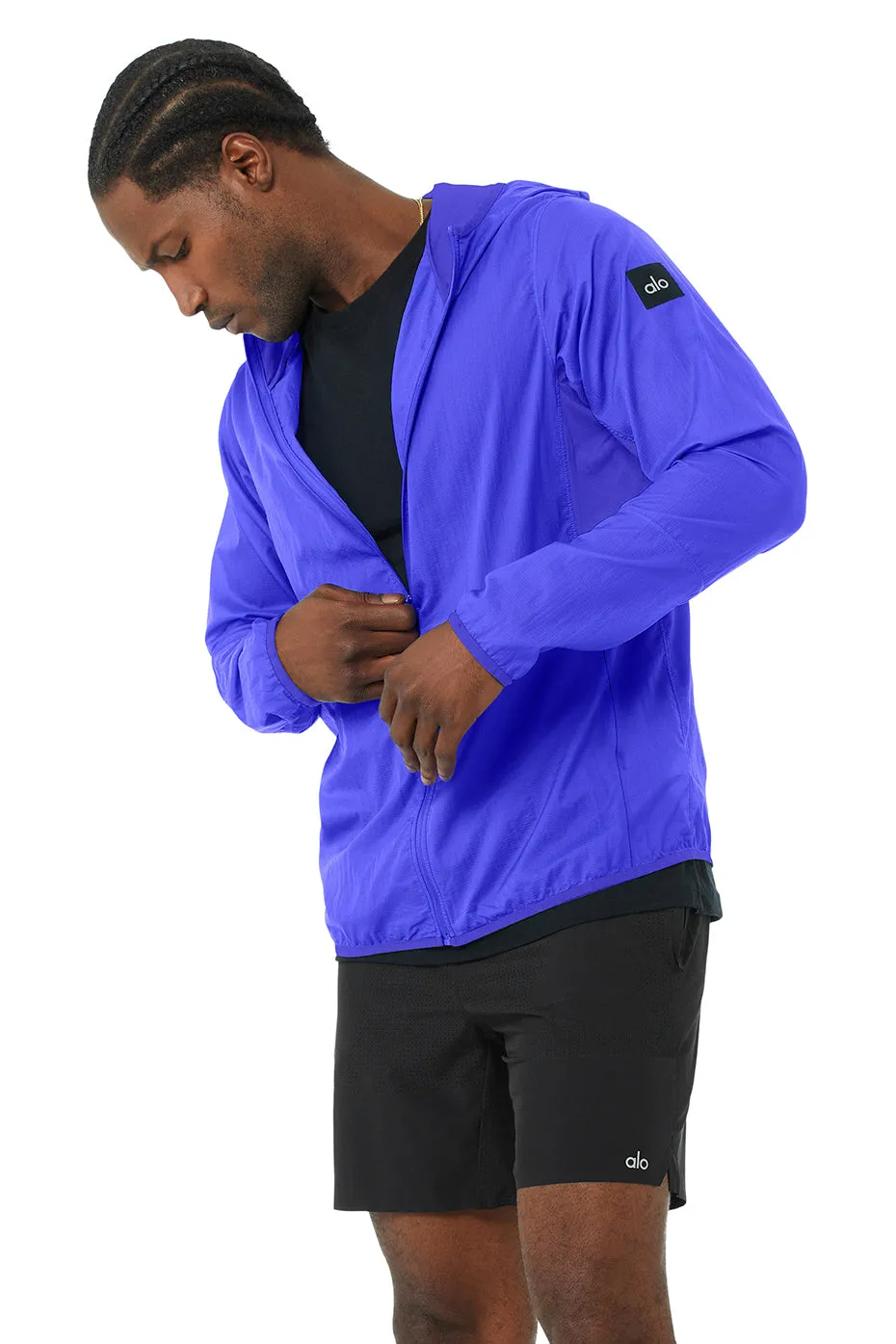 Repeat Running Jacket - Alo Blue