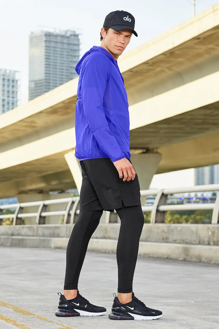 Repeat Running Jacket - Alo Blue