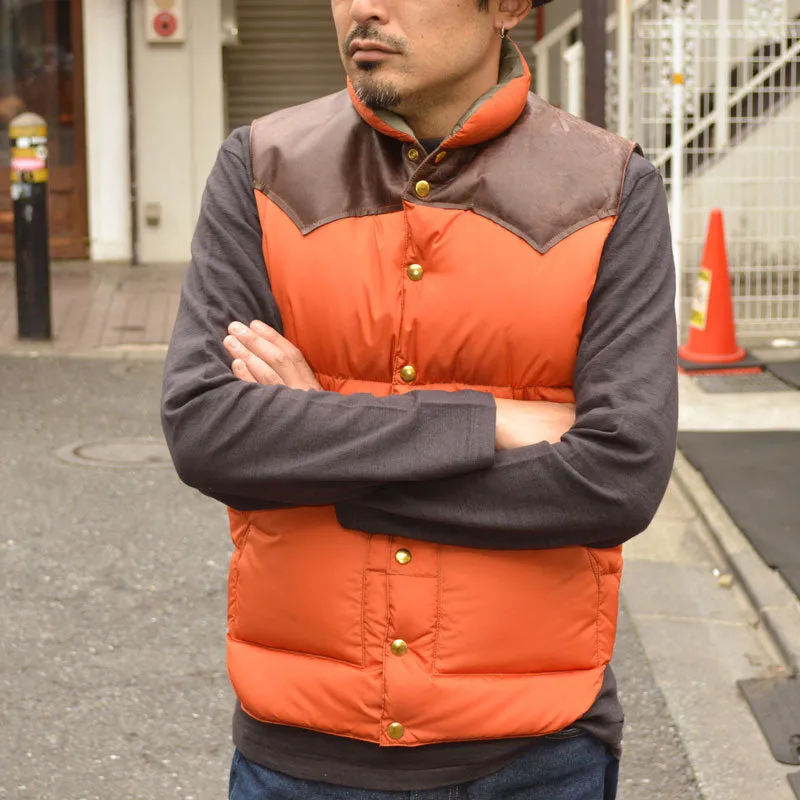 ROCKY MOUNTAIN × WAREHOUSE "2221" NYLON DOWN VEST