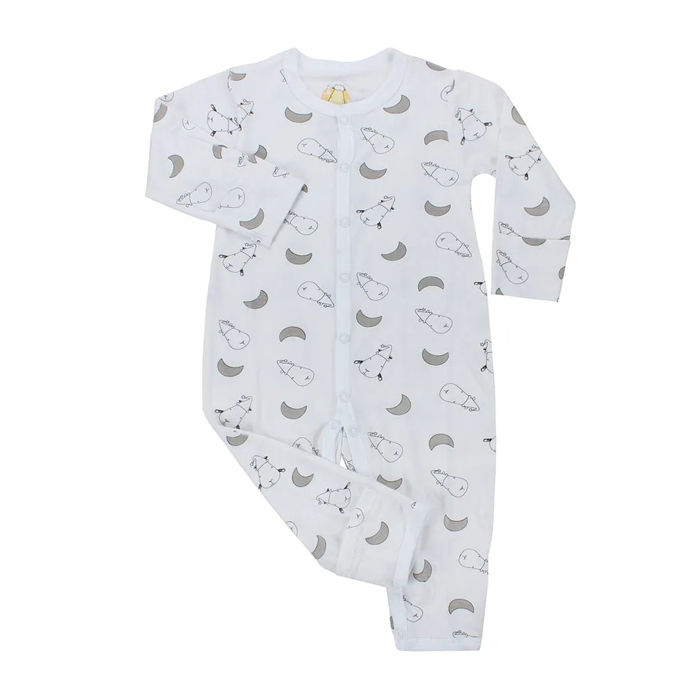 Romper Small Moon & Sheepz White