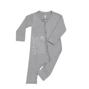 Romper Zip D07 Grey