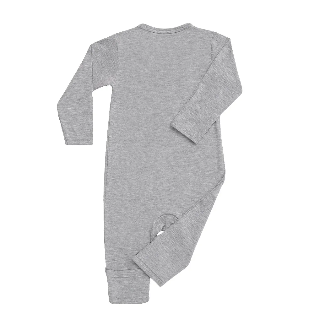 Romper Zip D07 Grey