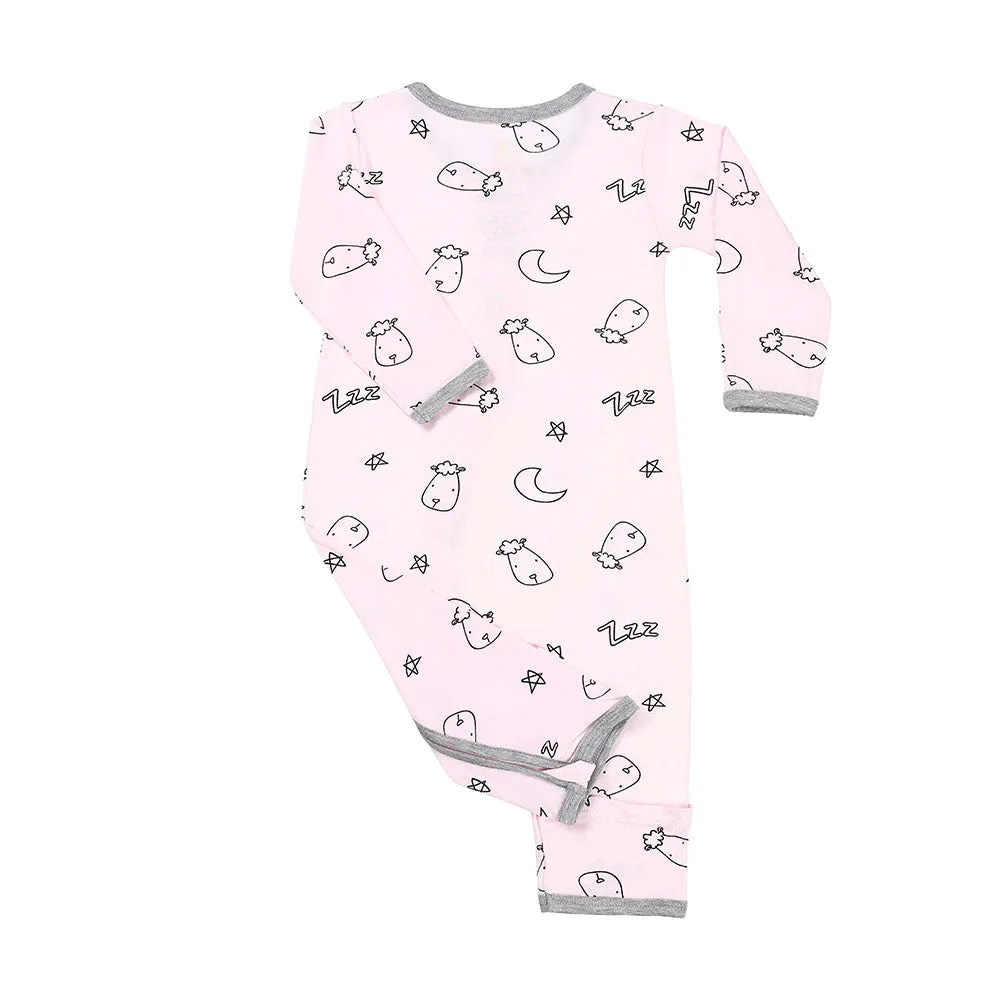 Romper Zip Sweet Dreams Baa Baa Pink