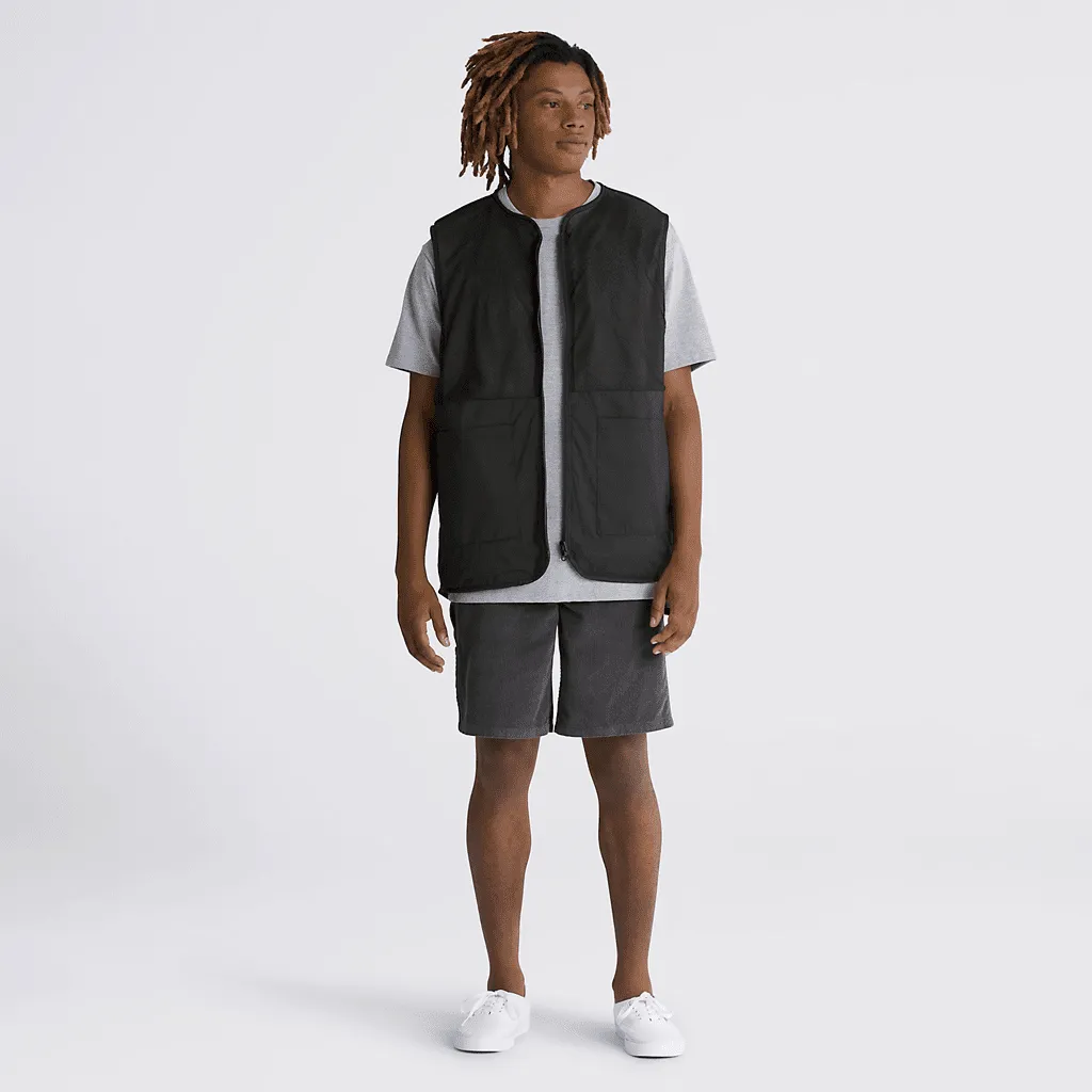 Rosewood reversible vest - Olivine