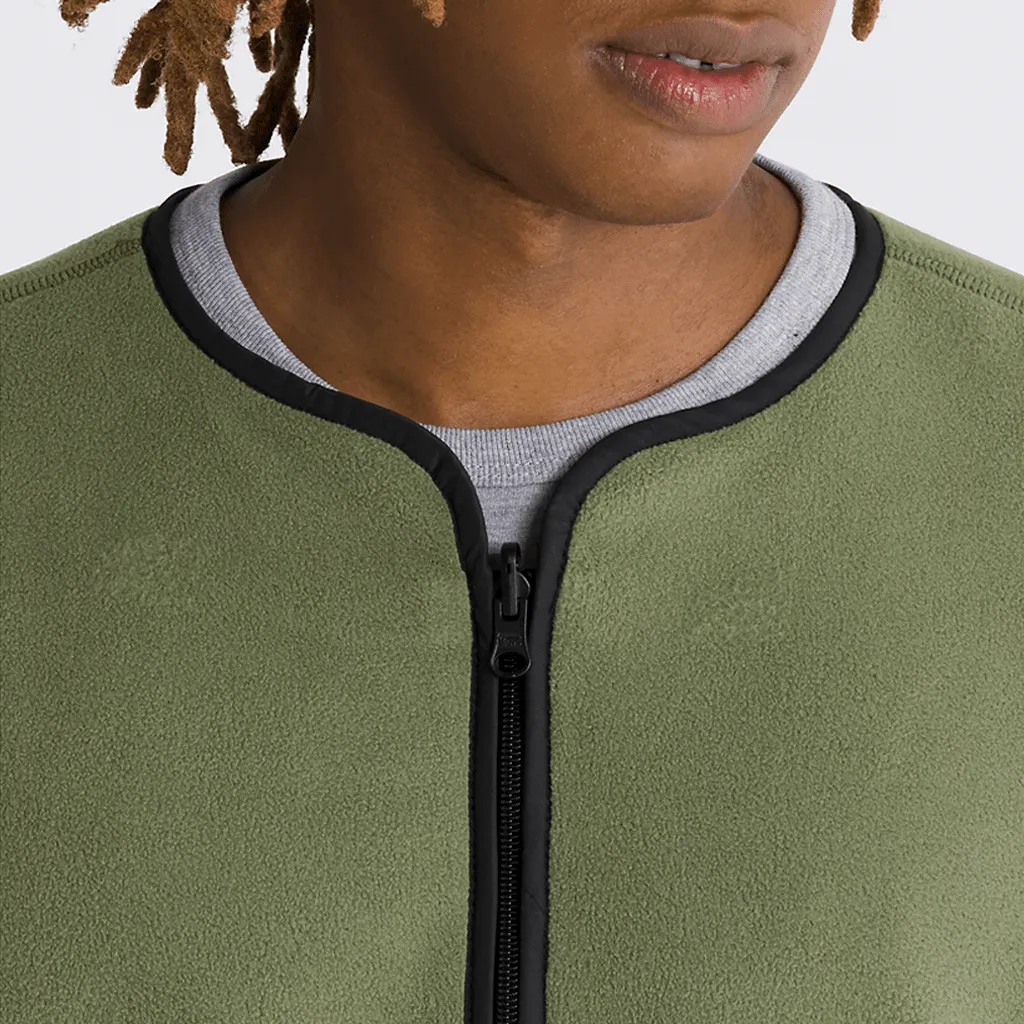 Rosewood reversible vest - Olivine