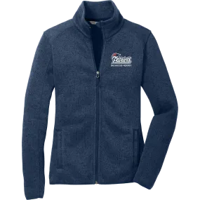 Secaucus Patriots Ladies Sweater Fleece Jacket