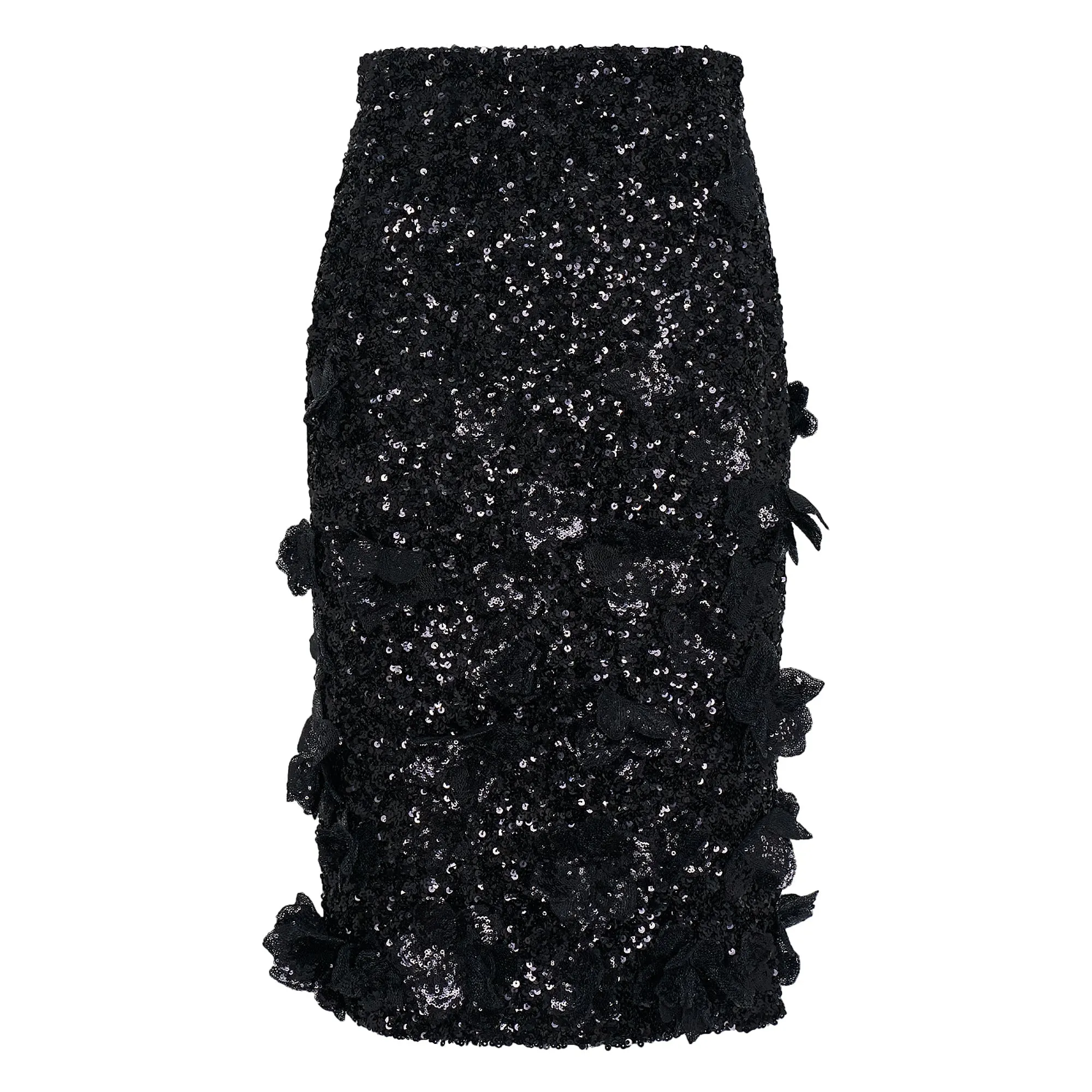 Sequins Pleated Skirt