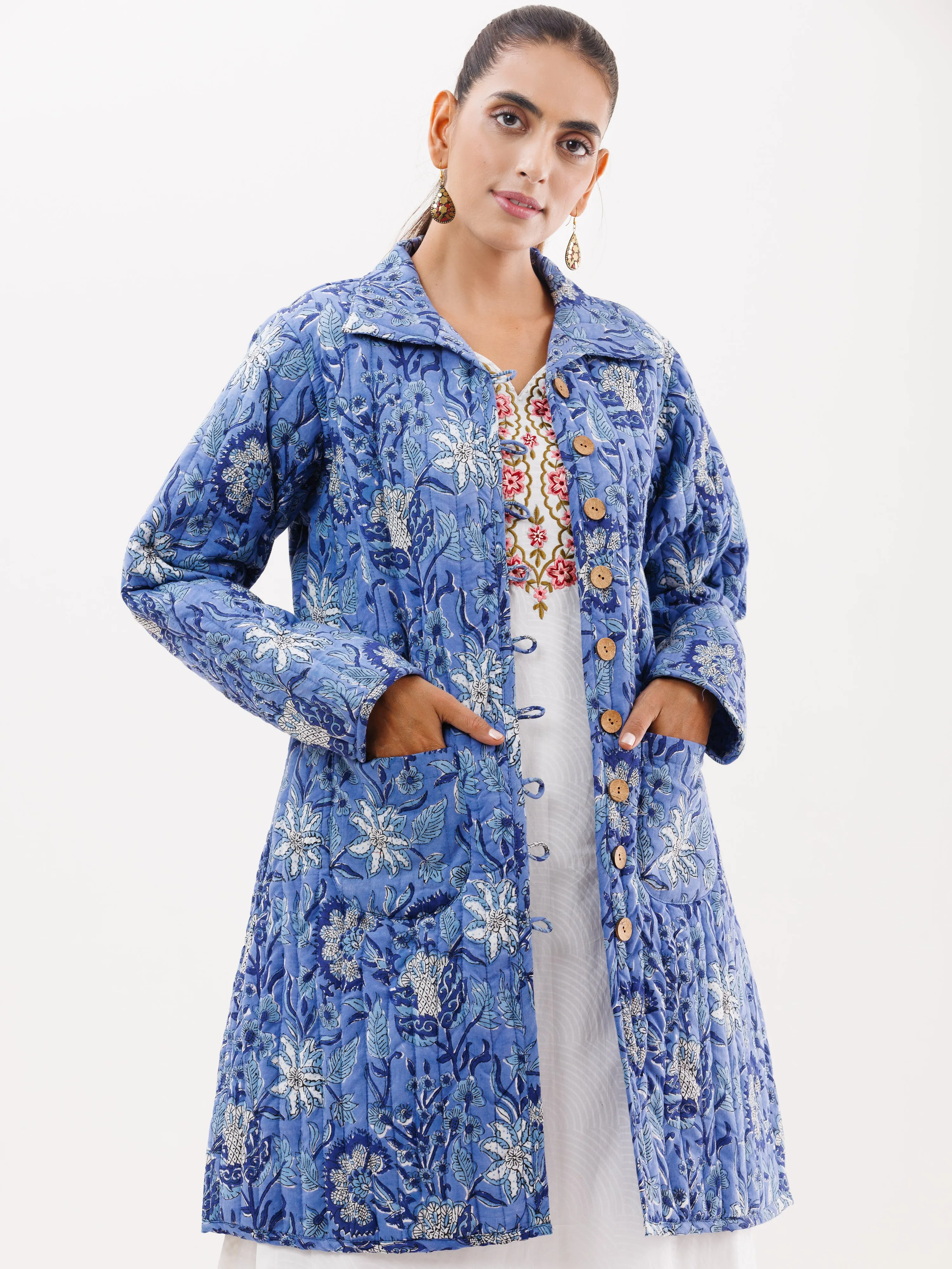 Shishir Vrinda Quilted Reversible Jacket