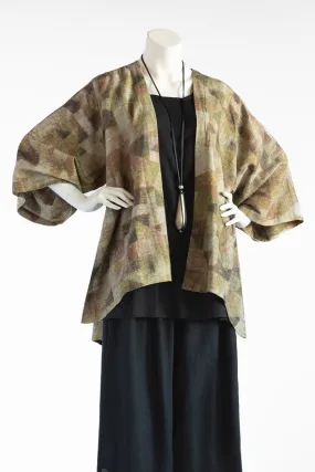 Short Kimono Jacket in Klee Roma