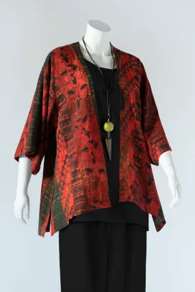 Short Kimono Jacket in Palenque Roma