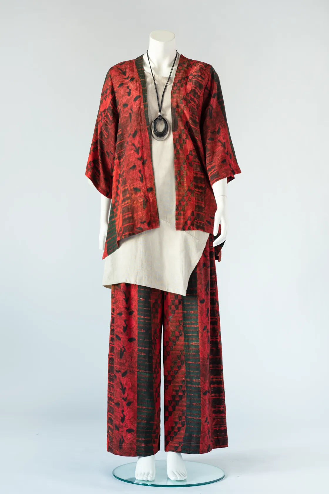 Short Kimono Jacket in Palenque Roma