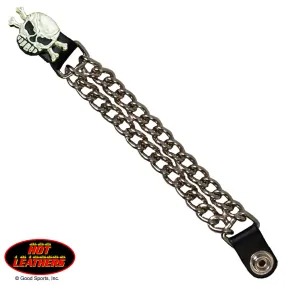 Skull and Bones Chain Vest Extender