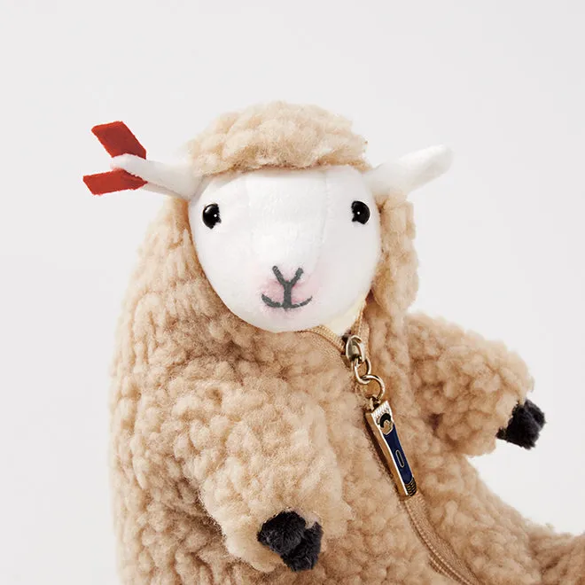 SnuggleLlama: The Cozy Alpaca Plushie with Removable Fleece Jacket