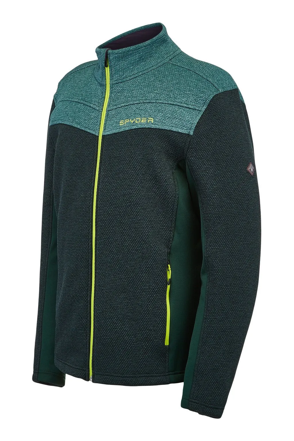 'Spyder' Men's Encore Full Zip Fleece - Forest Ghost