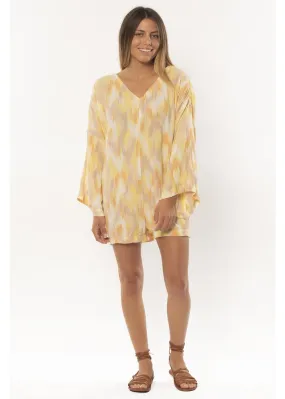 Sunny Side Ls Wvn Romper