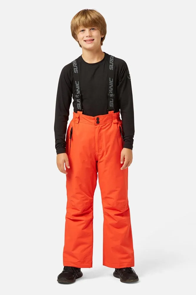 Surfanic Echo Surftex Youth Snow Pants - Fiesta Orange