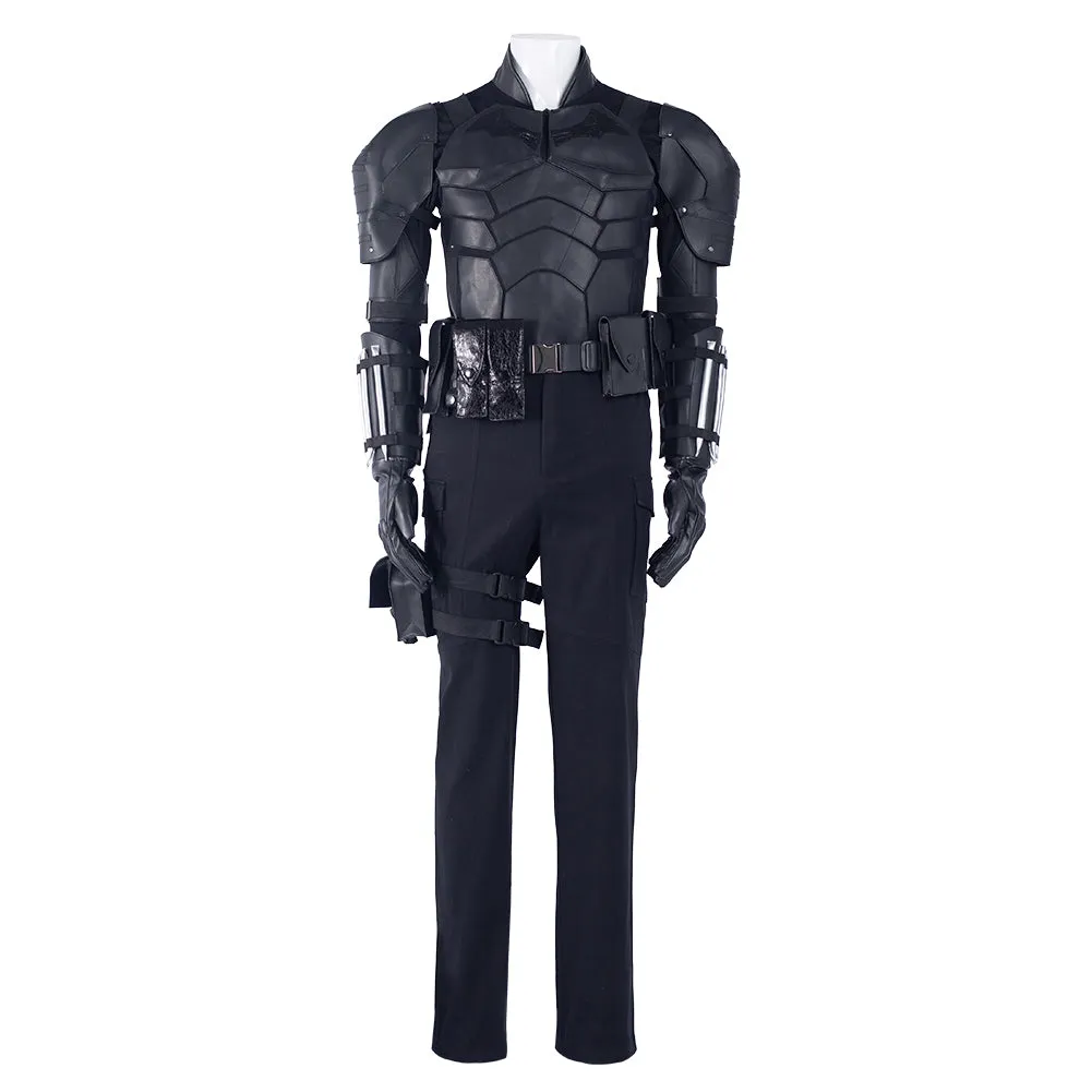 The Batman 2022-Bruce Wayne Pants Cloak Outfits Halloween Carnival Suit Cosplay Costume