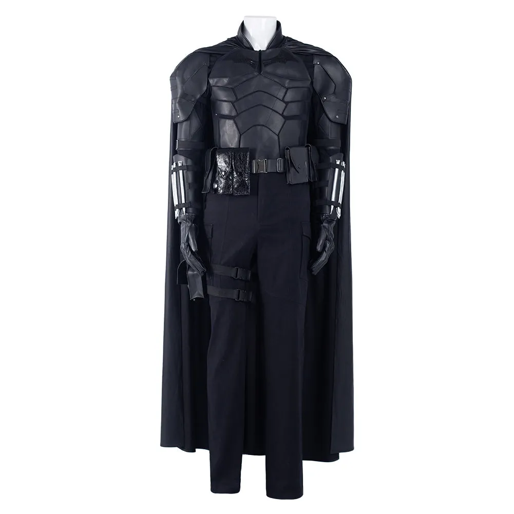 The Batman 2022-Bruce Wayne Pants Cloak Outfits Halloween Carnival Suit Cosplay Costume