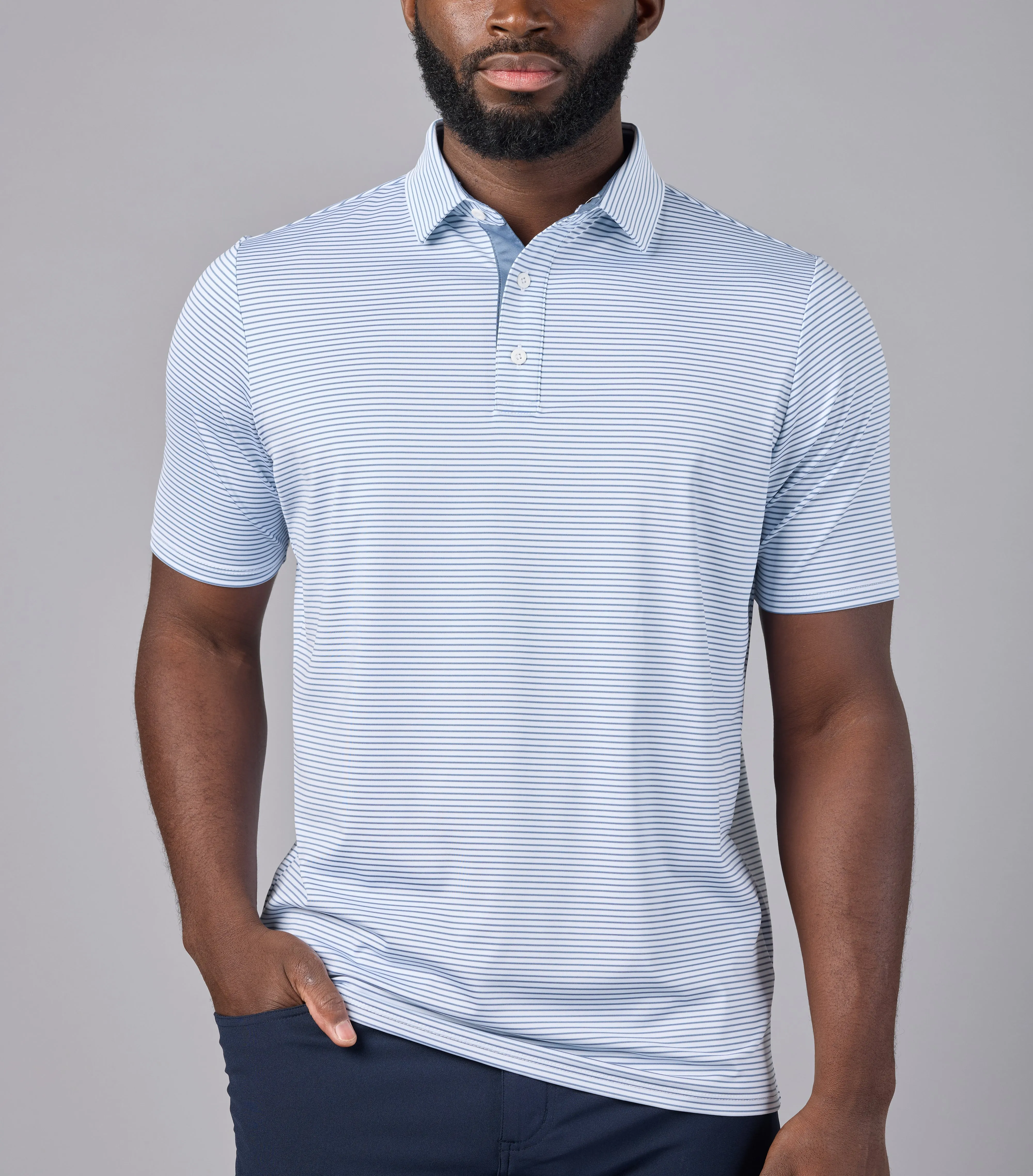 Track Stripe Polo