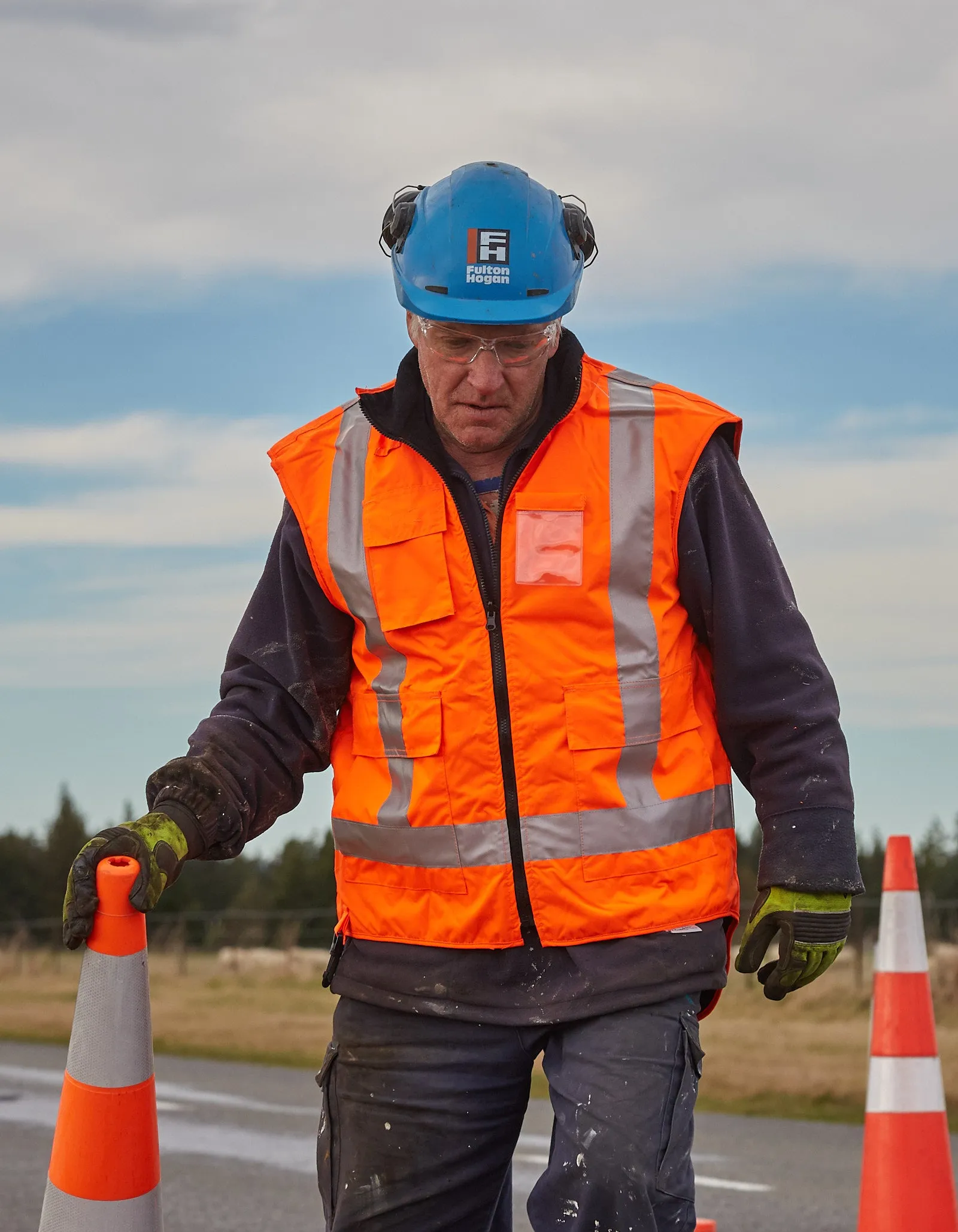 Tuffviz Highway Vest Orange