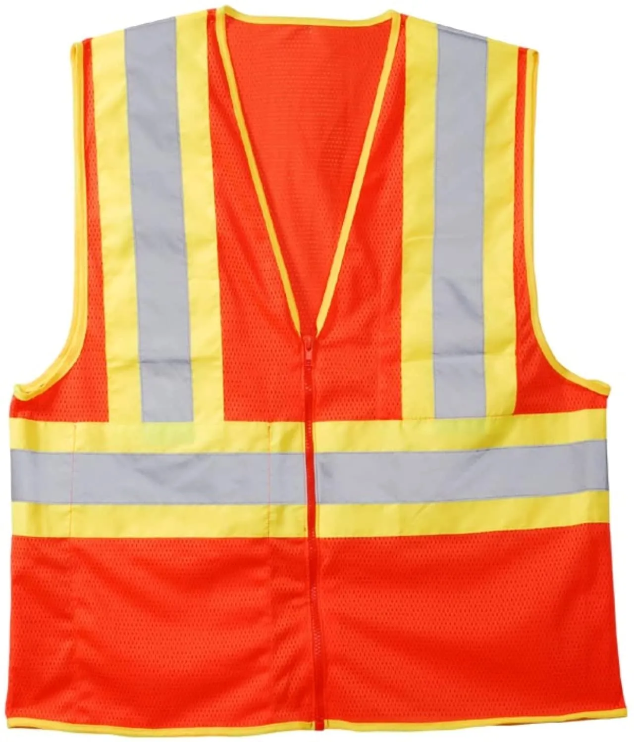 Type R, Class 2 High-Visibility Mesh Safety Vest, Contrasting Tape