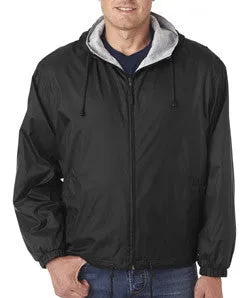 UltraClub Fleece-Lined Hooded Jacket