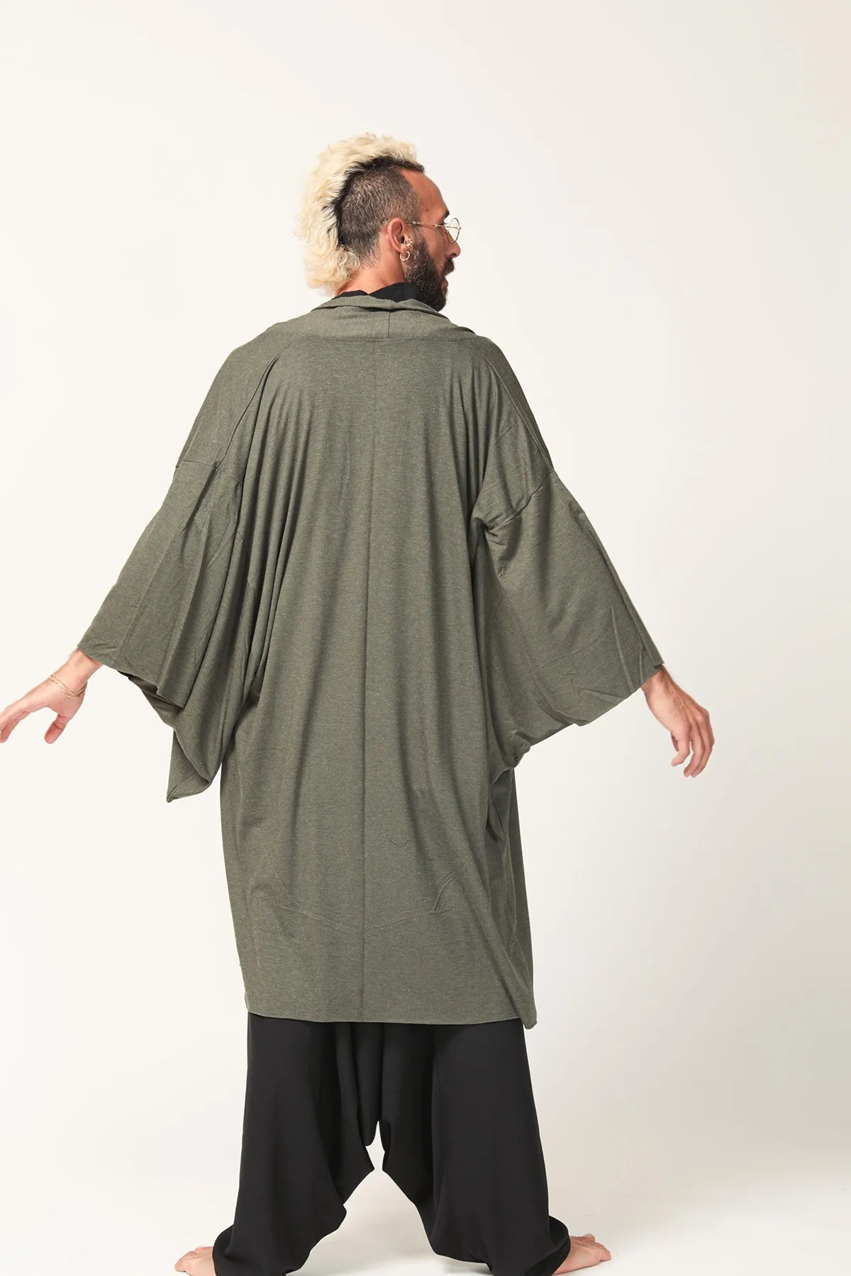 Unisex Green Haori Jacket