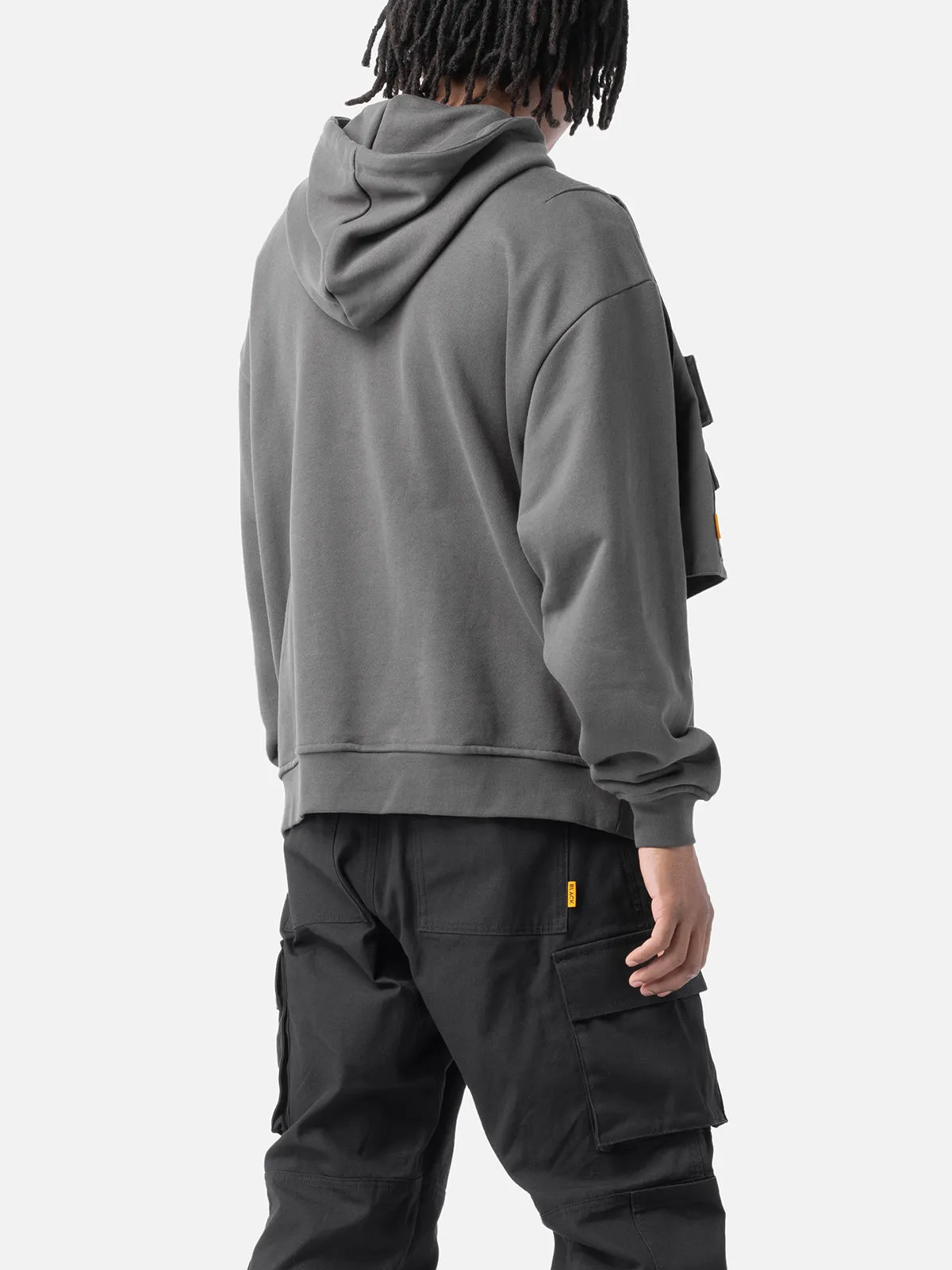 Utility Pocket Vest Hoodie