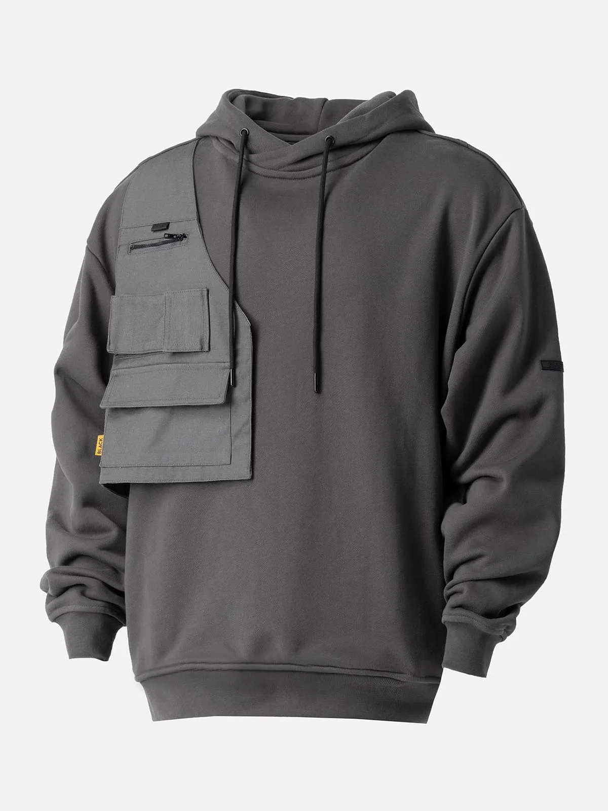 Utility Pocket Vest Hoodie