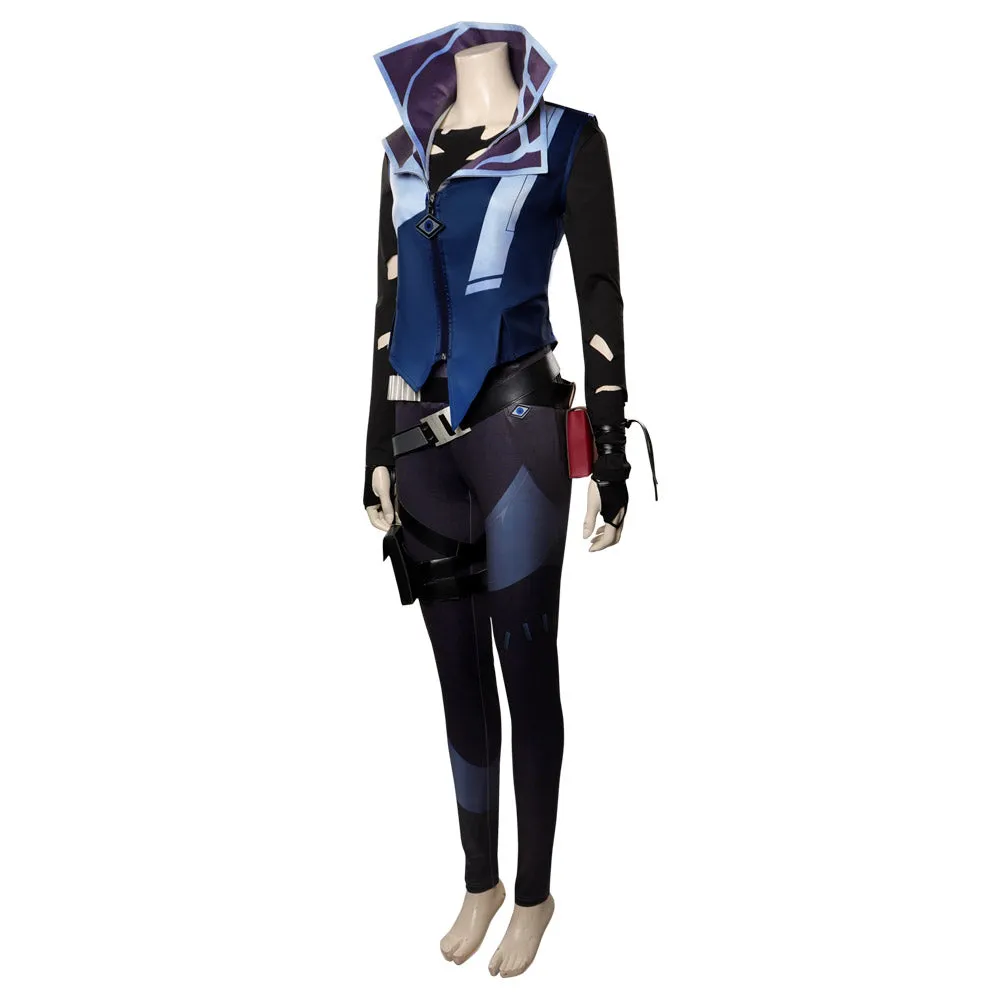 Valorant Fade Cosplay Costume Outfits Halloween Carnival Suit