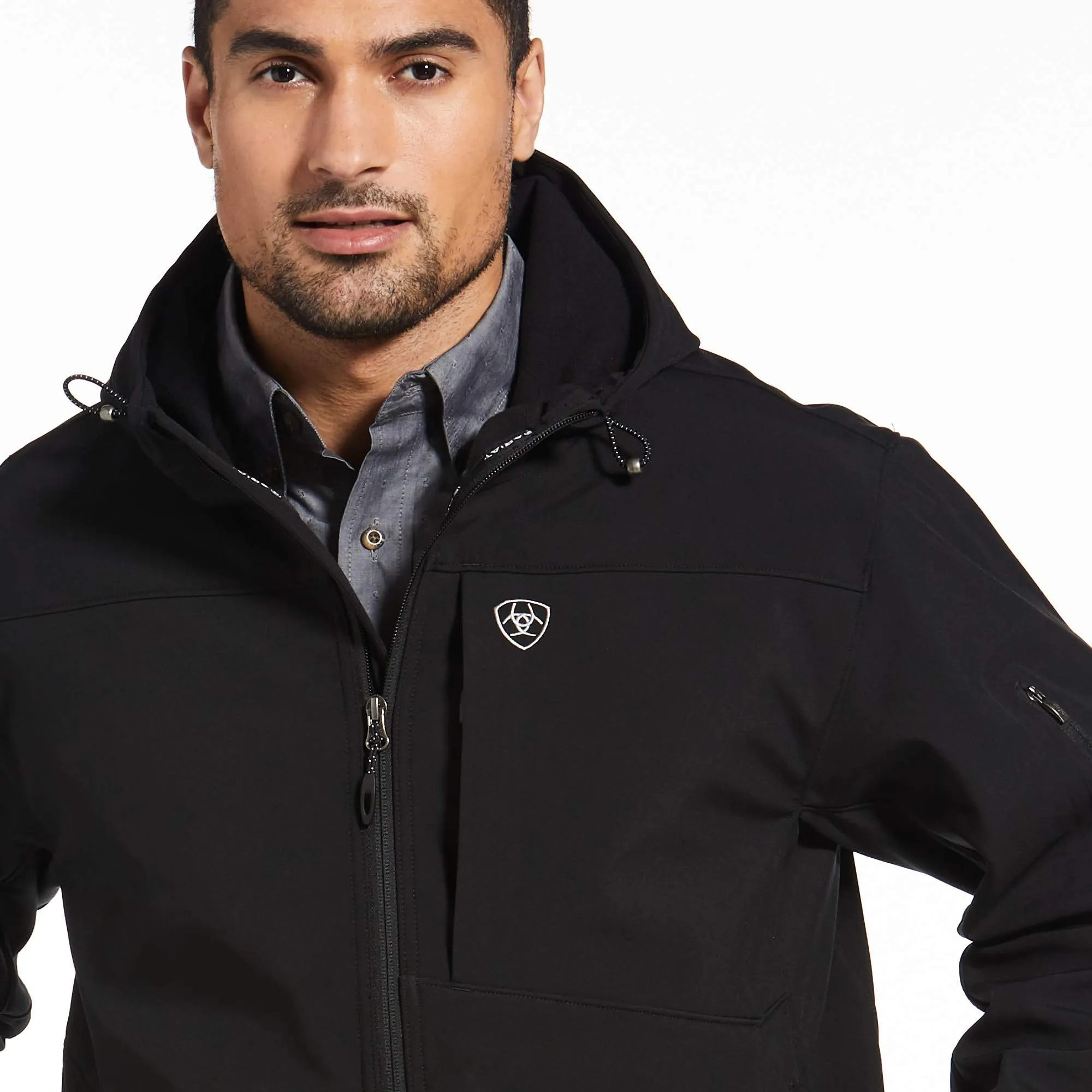 Vernon Hooded Softshell Water Resistant Jacket