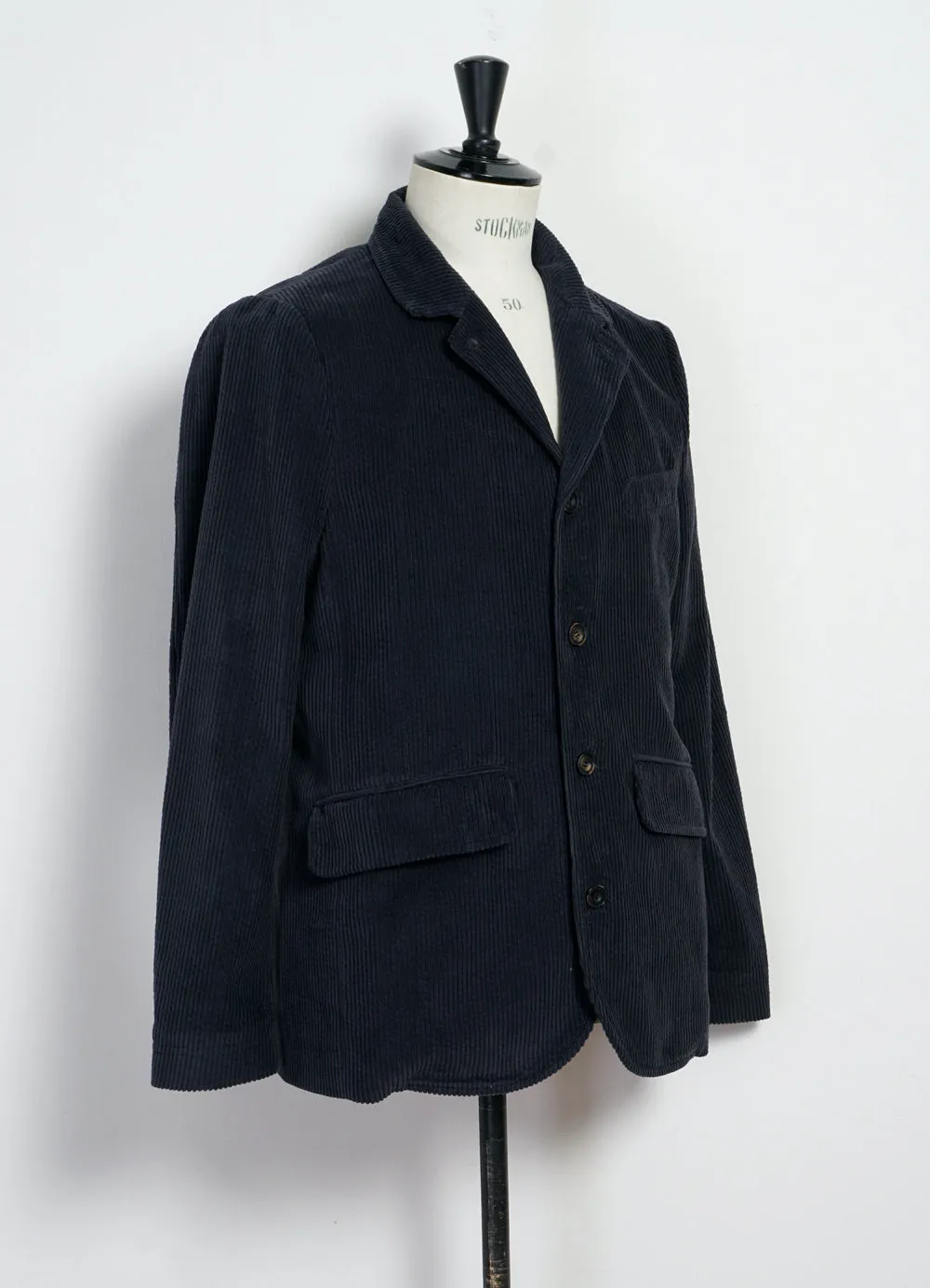 VINCENT Elephant Cord Blazer Jacket | Dusty Navy