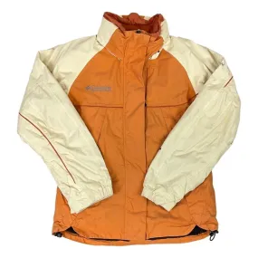 Vintage 90s Orange Waterproof Columbia Jacket Coat 12 14 M