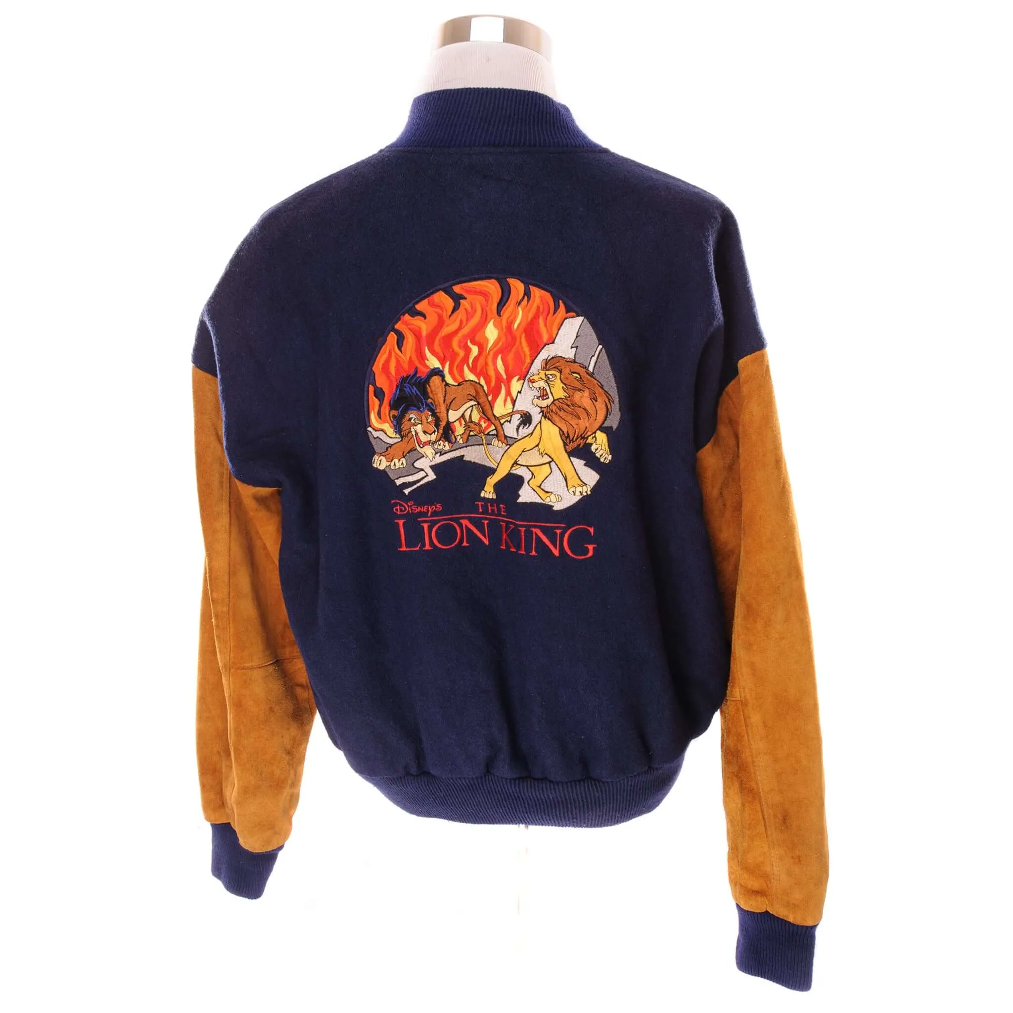 VINTAGE DISNEY THE LION KING BOMBER JACKET 1994 SIZE MEDIUM MADE IN USA