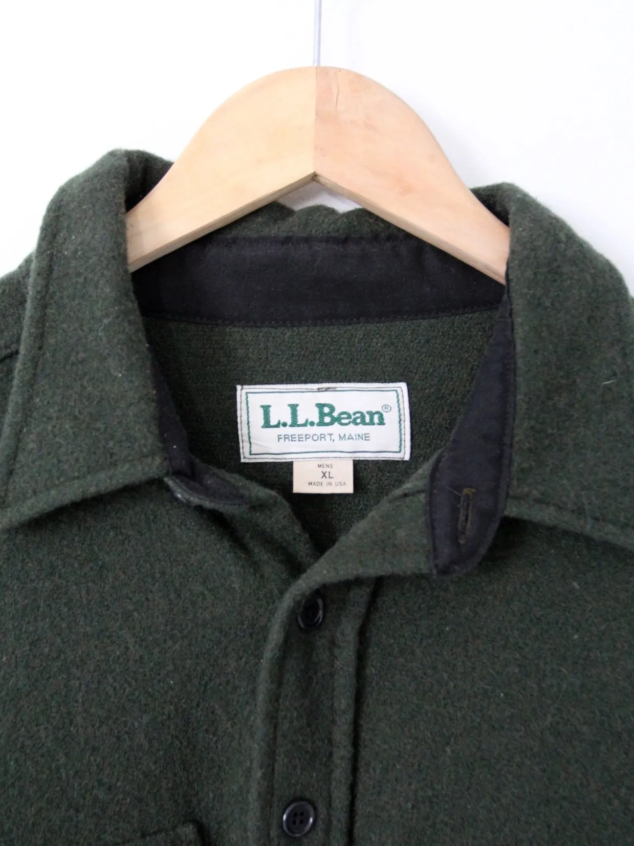 vintage L.L. Bean fleece shirt jac