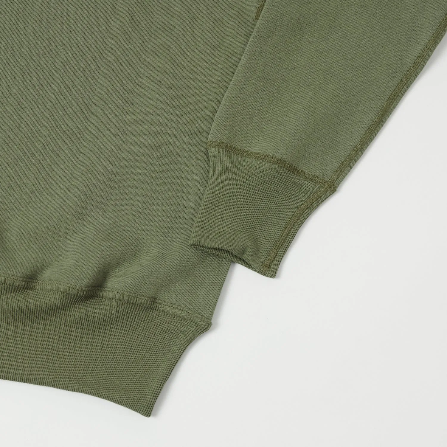 Warehouse & Co 401 Plain Sweatshirt - OD Green