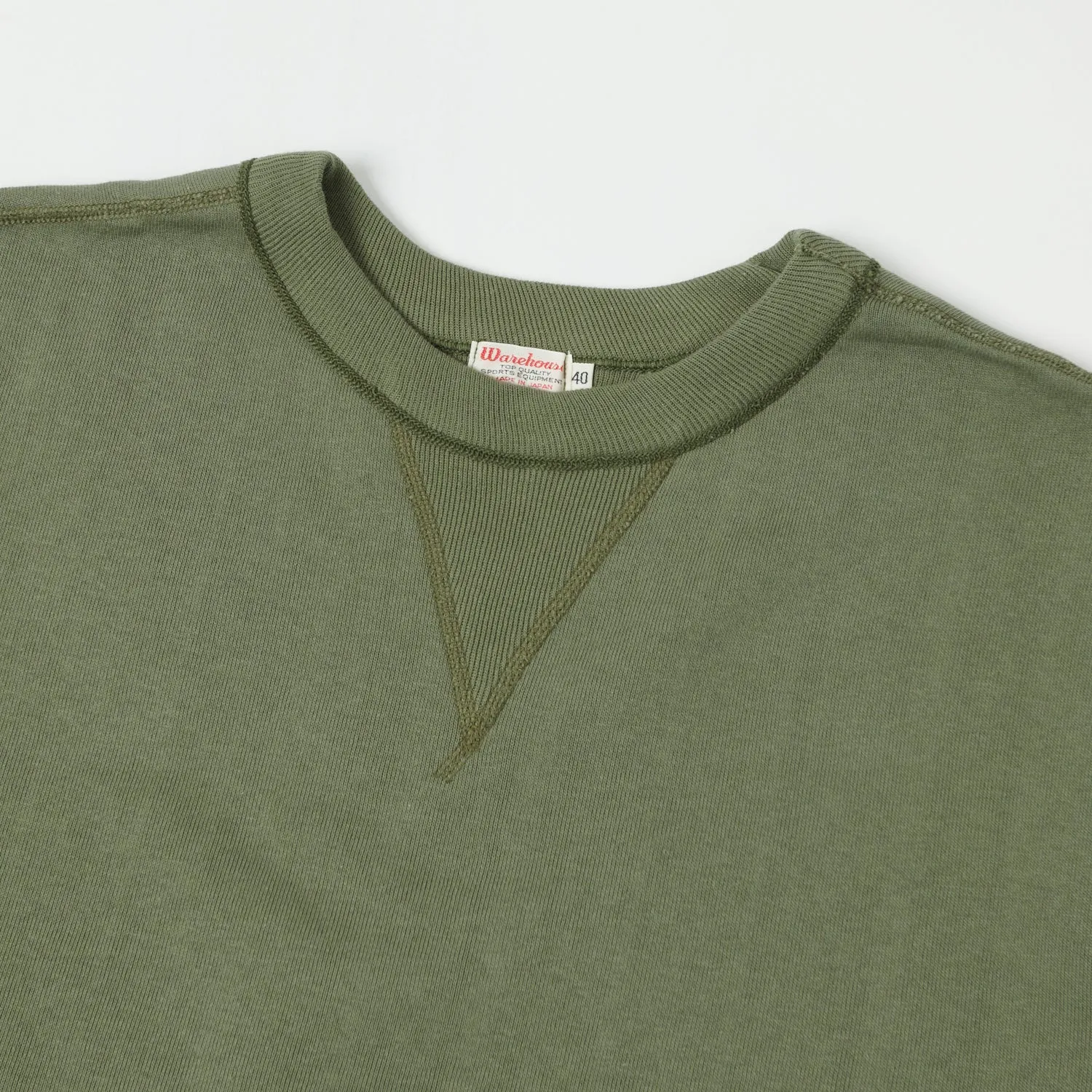 Warehouse & Co 401 Plain Sweatshirt - OD Green