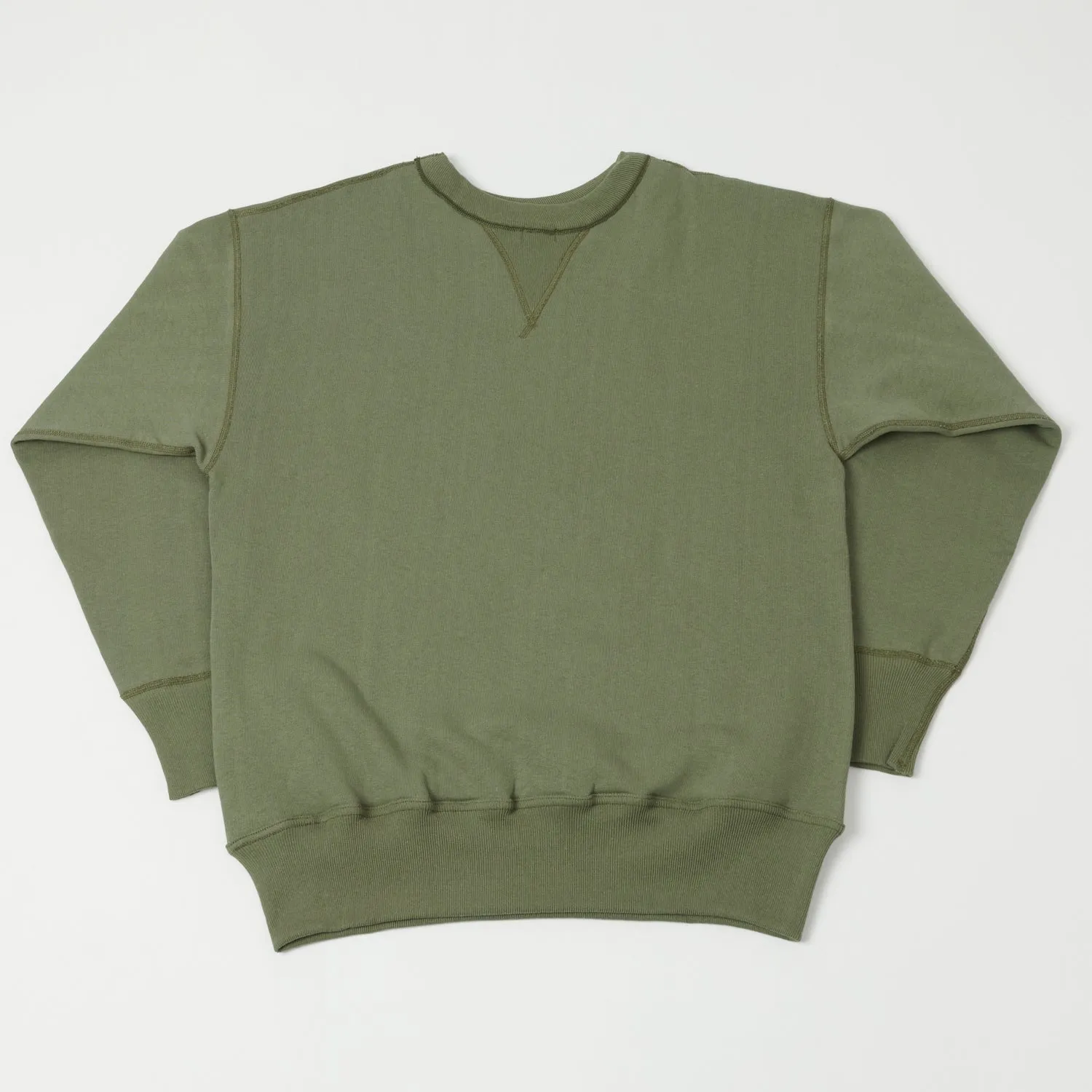 Warehouse & Co 401 Plain Sweatshirt - OD Green