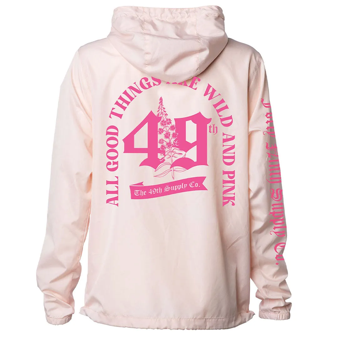 Wild and Pink Windbreaker Jacket