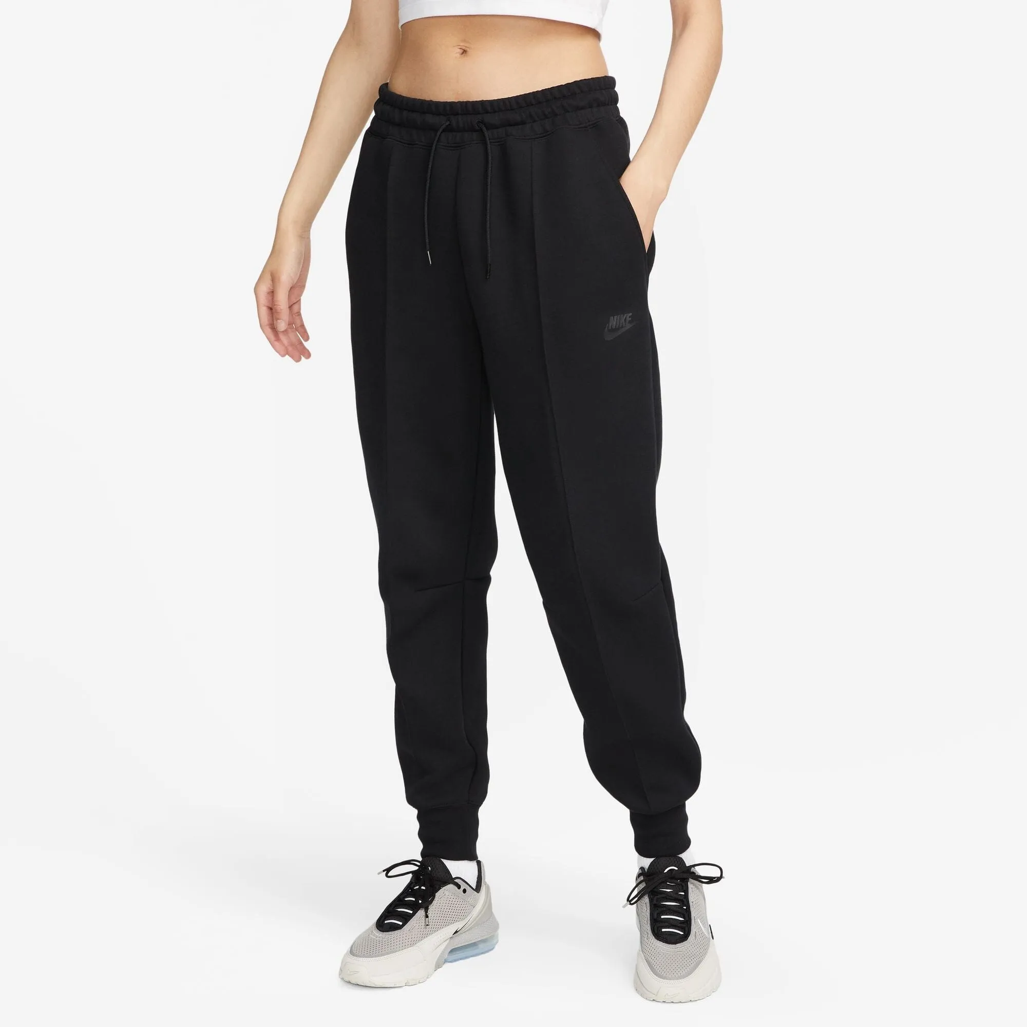 Women's Mid-Rise Joggers Sportswear Tech Fleece (FB8330-010)