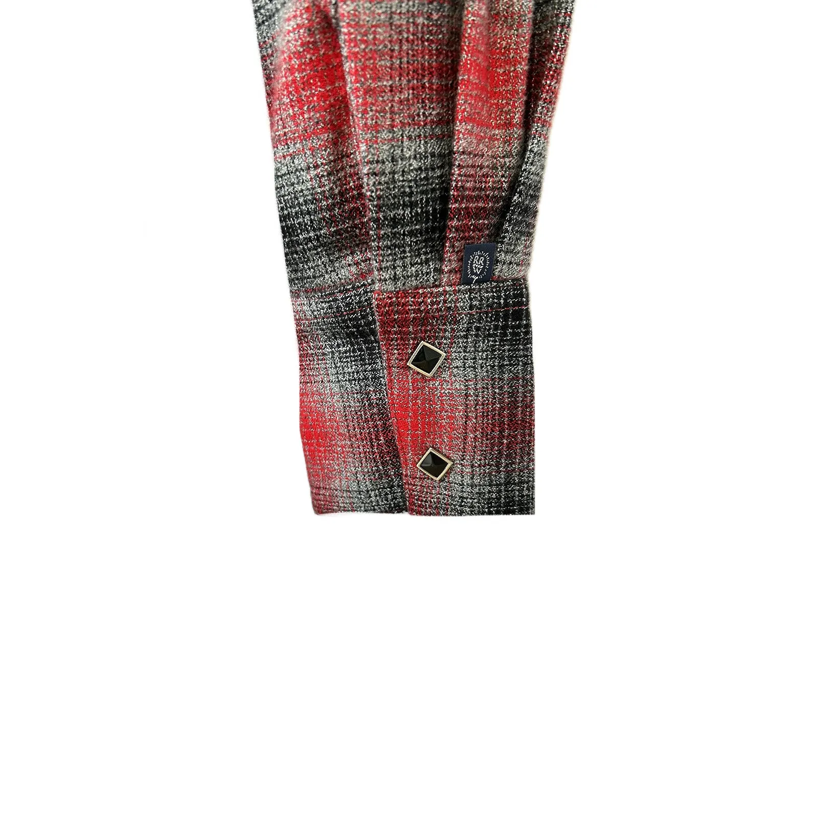 Women's Plush Red & Grey Plaid Flannel Western Shirt