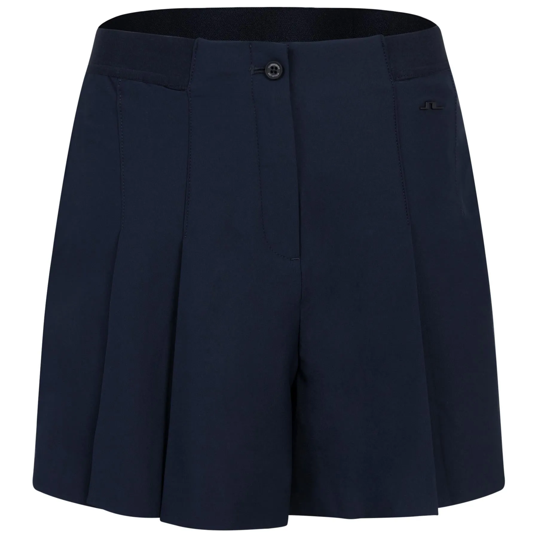 x Glenmuir Womens Arella Pleated Shorts Navy - PS25