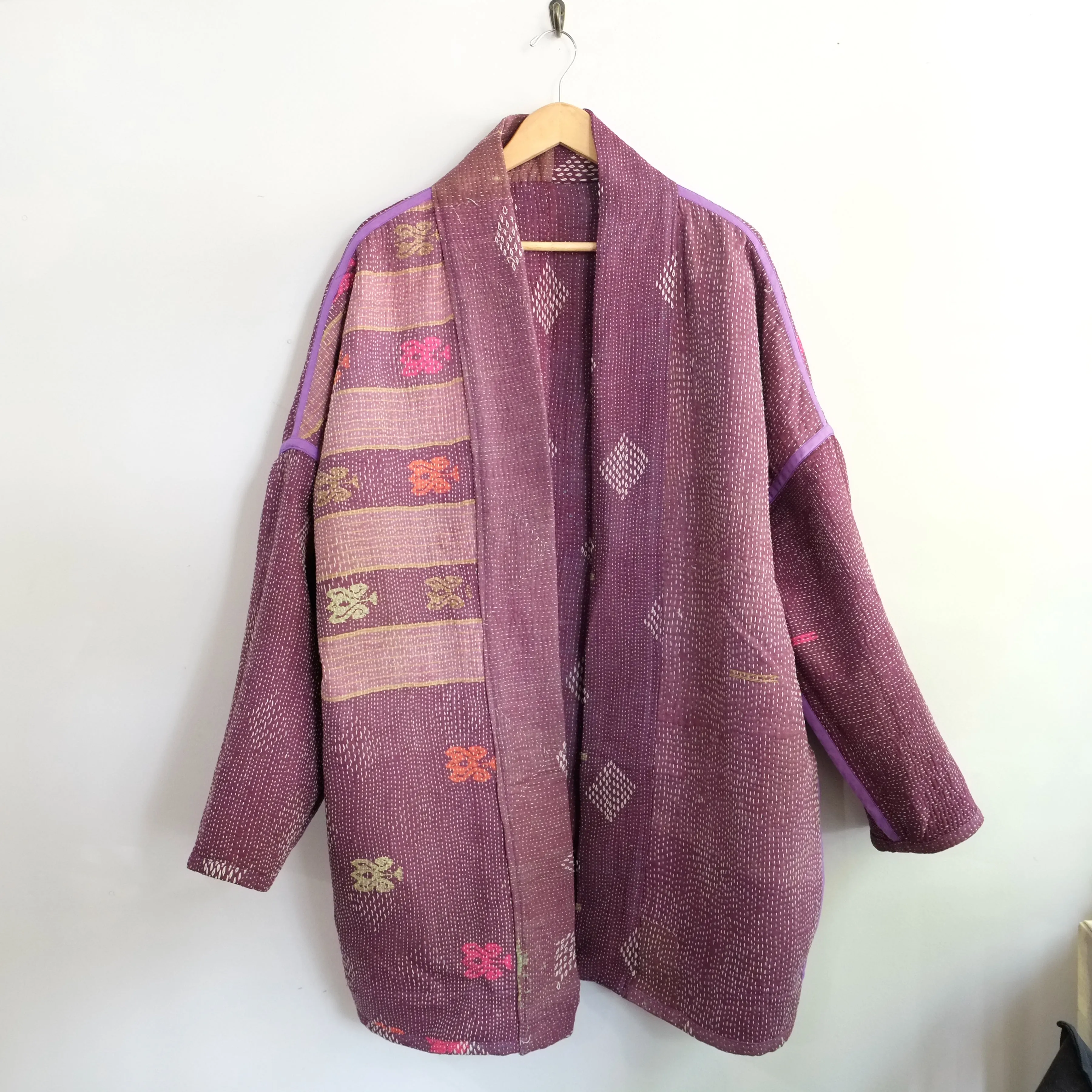 XL Purple with White Diamonds Anoushka Jacket LL077