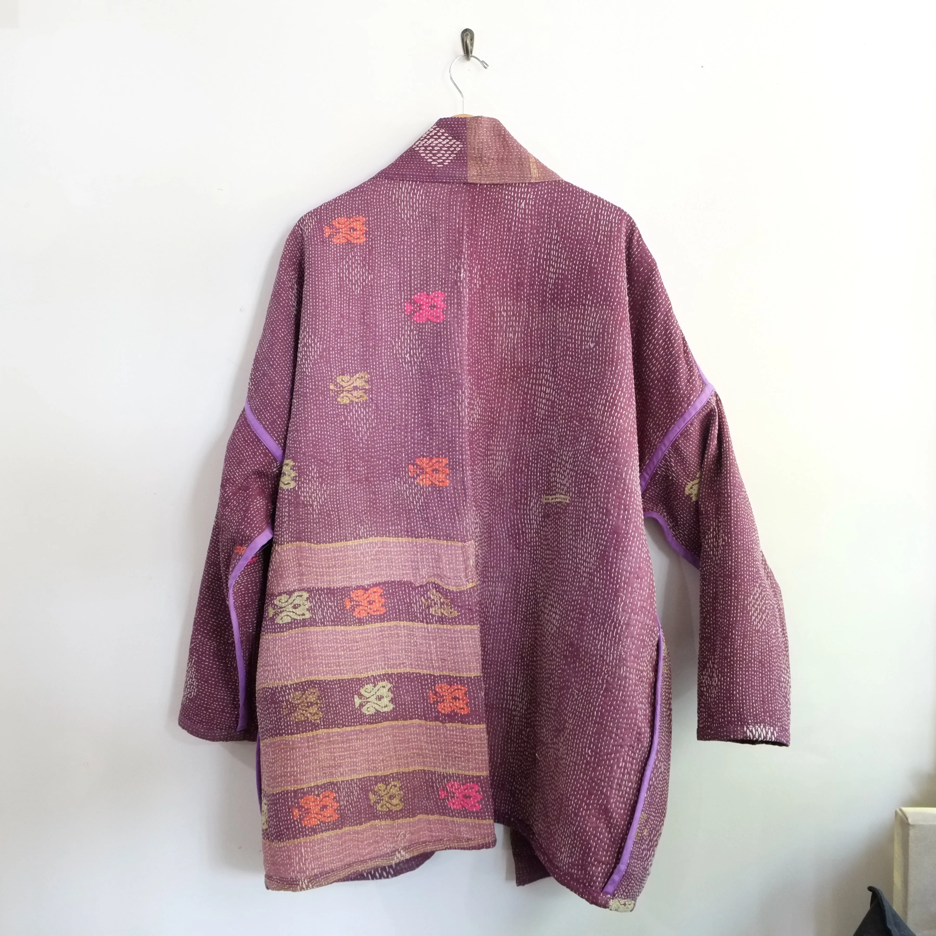 XL Purple with White Diamonds Anoushka Jacket LL077