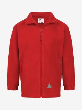 Zeco Kids School Polar Fleece Jacket in Red