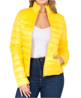 Zip Down Puffer Jacket -Women