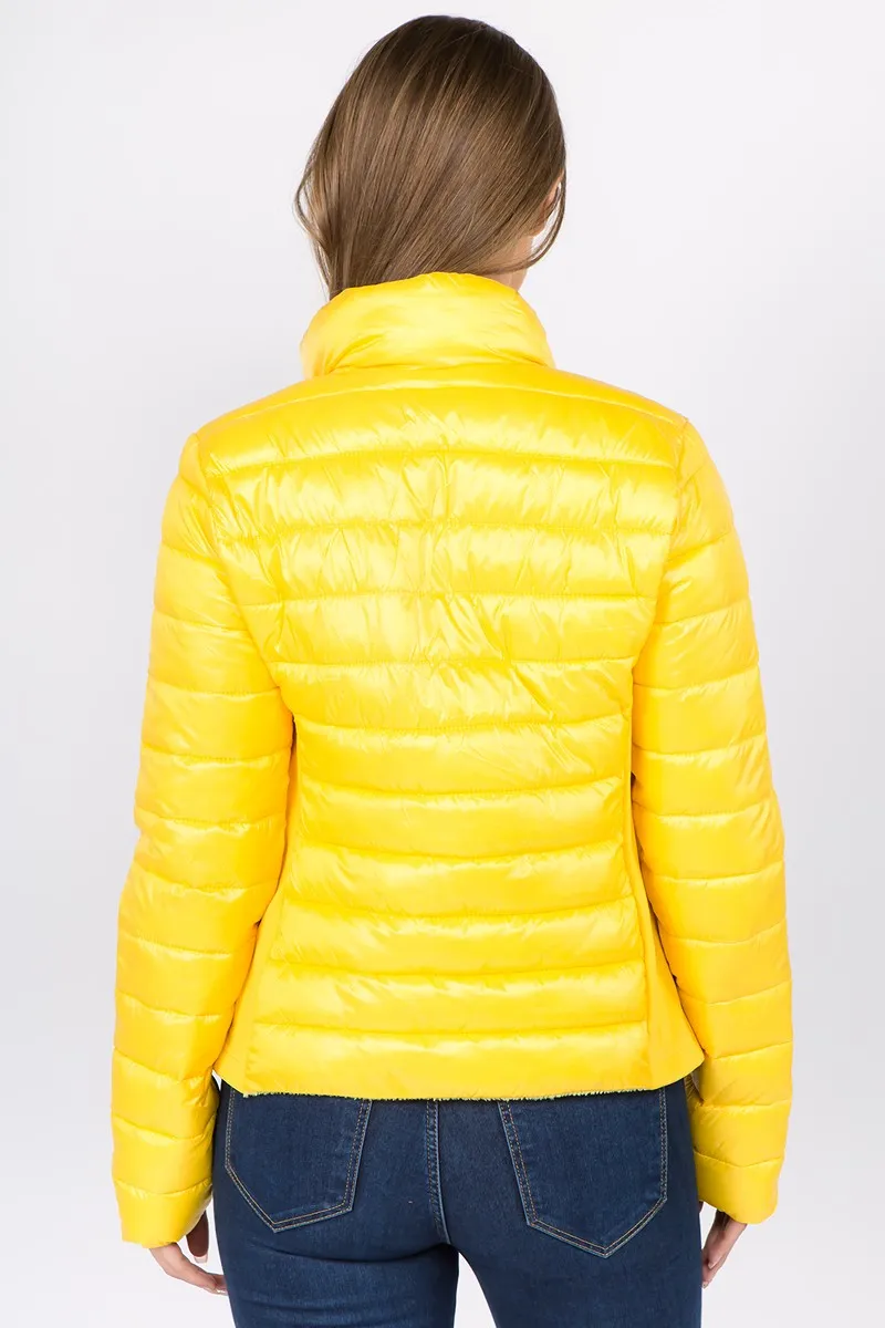 Zip Down Puffer Jacket -Women