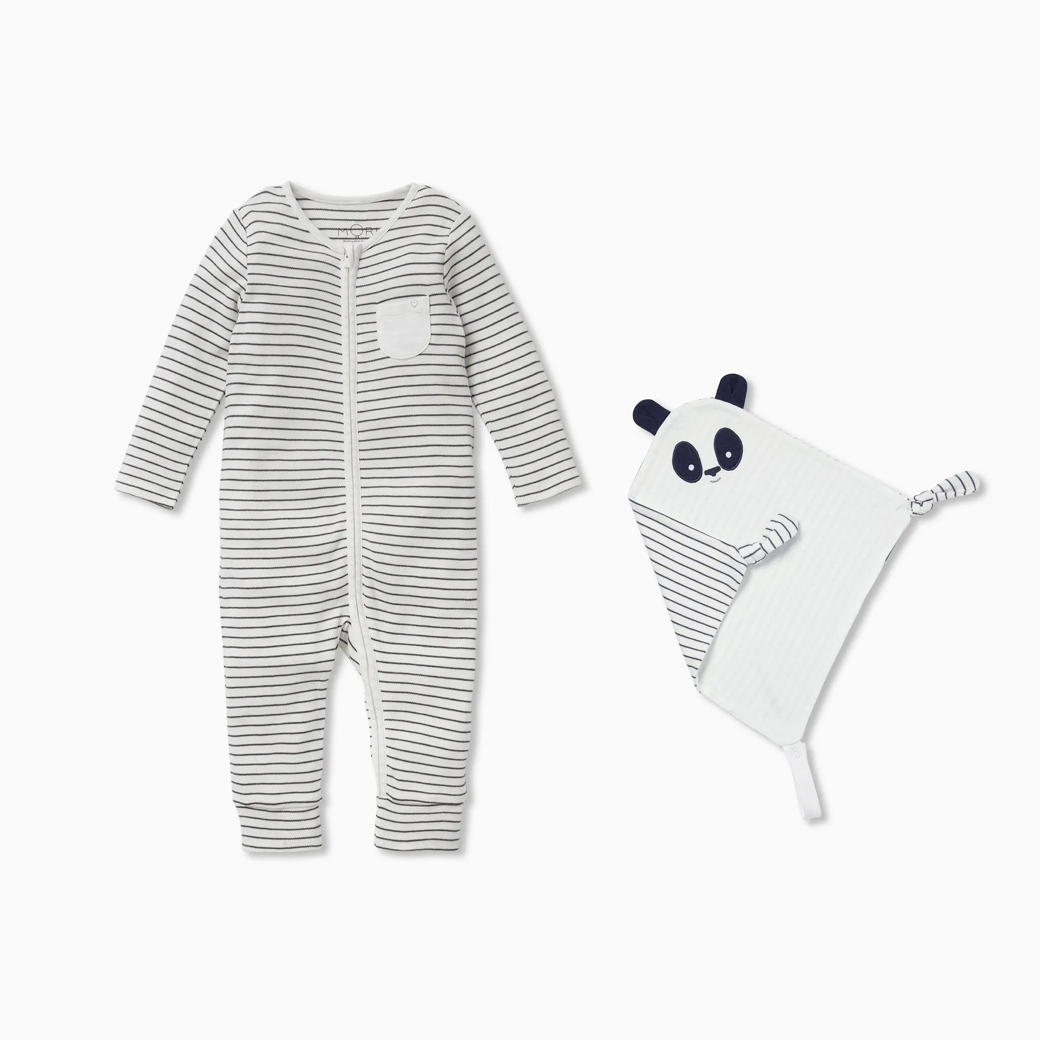 Zip Romper & Comforter Set