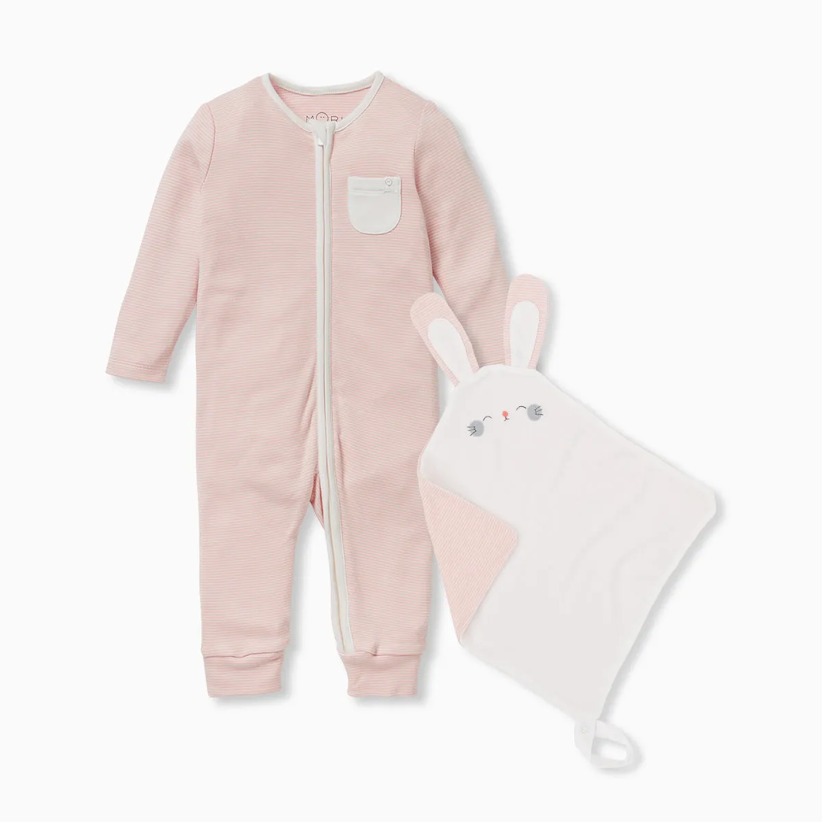 Zip Romper & Comforter Set